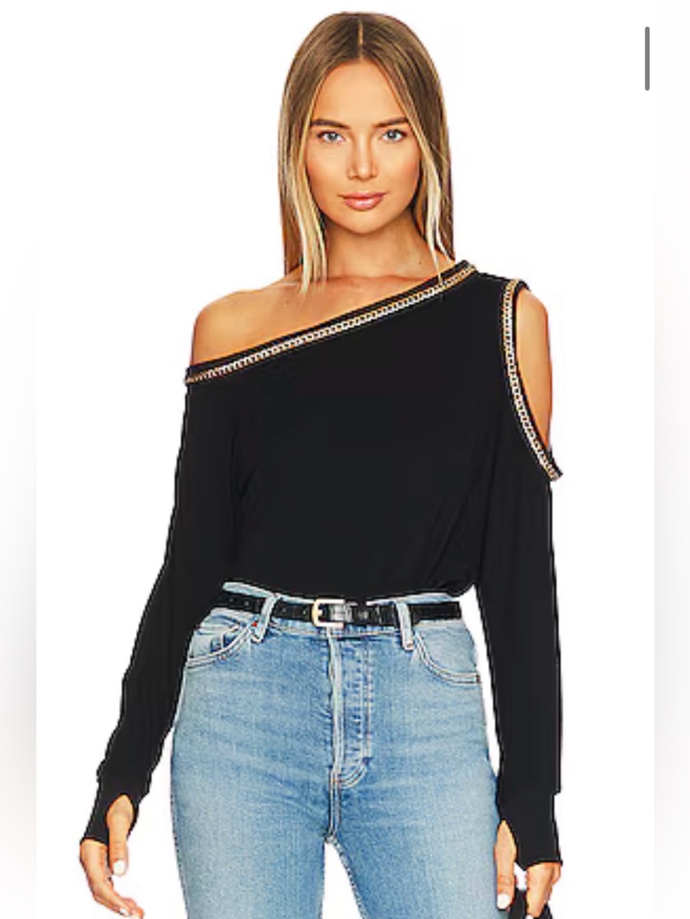 Glendon Cold Shoulder Pullover